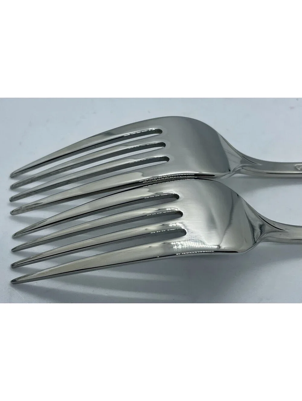 (2) Lenox DEBUT 18/8 Stainless Japan Kirk Stieff Collection Dinner Fork Lot ~8”